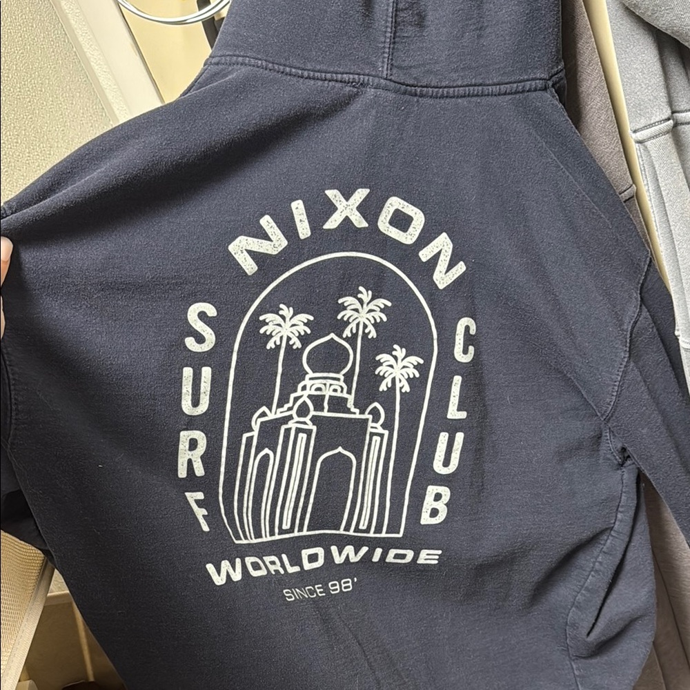 Nixon Navy Blue Surf Club Hoodie